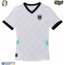 Ženski Nogometni dresi Avstrija Gostujoči EP 2024 Kratek Rokav